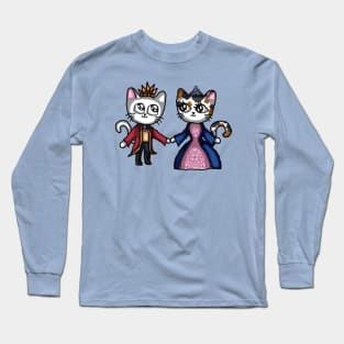 Cat Prince and Princess Long Sleeve T-Shirt